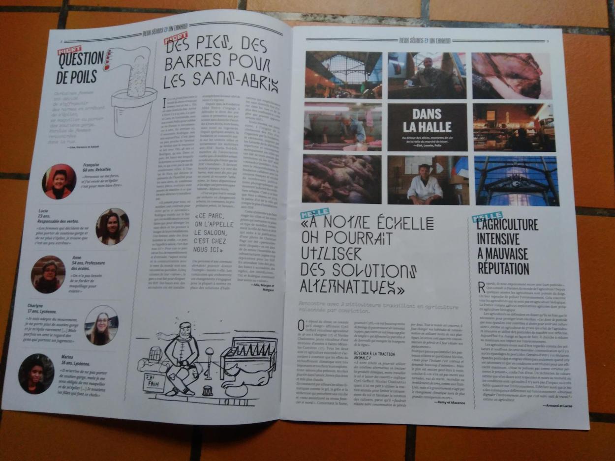 « Deux-Sèvres et un canard », le journal des lycéens de Niort, Melle et Bressuire